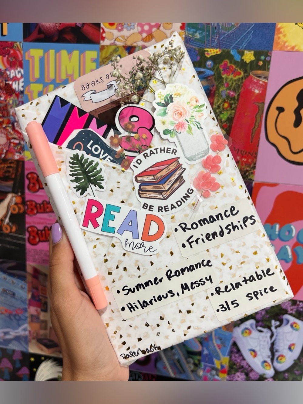 Blind date with a book; genre: romance